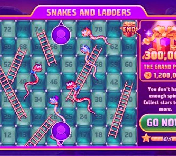Snakes Ladders Pull Tab slot game