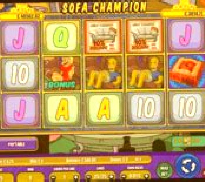 Sofa Champion slot machine