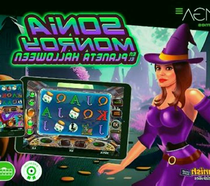 Sonia Monroy en El Planeta Halloween online slot