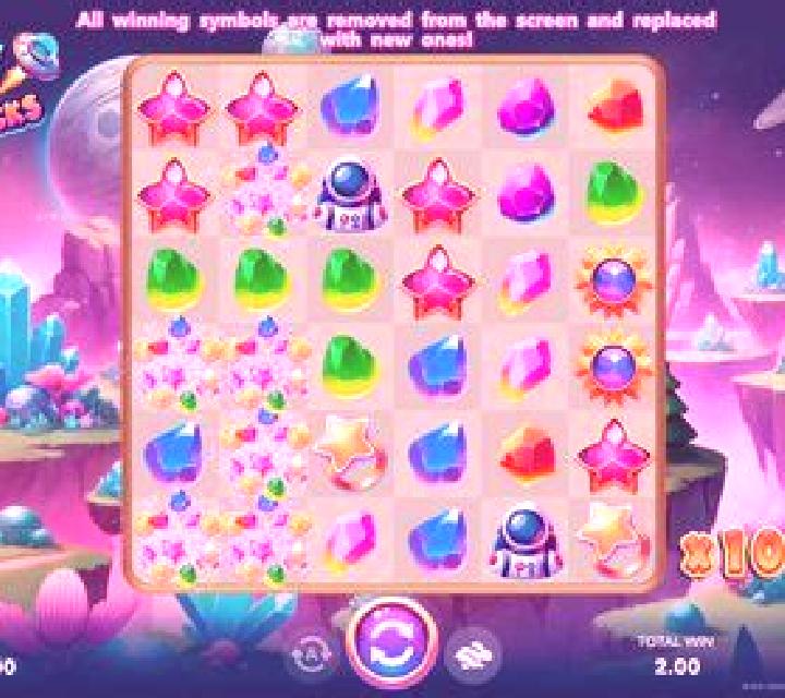 Space Gems Rockblocks slot game