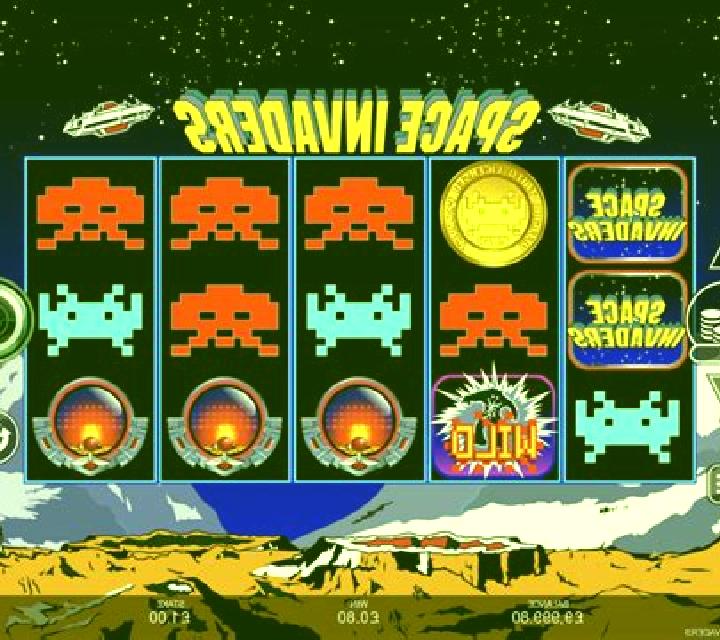 Space Invaders Win and Spin online slot