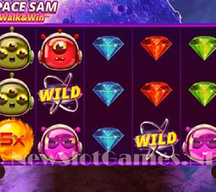 Space Sam Walk and Win slot machine