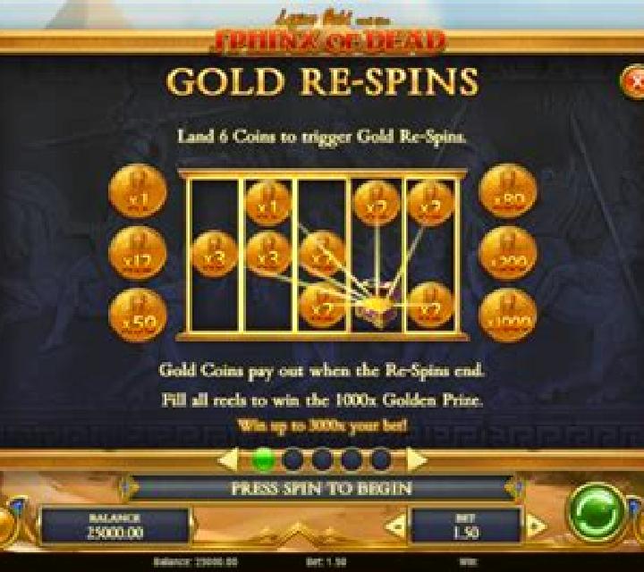 Sphinx Gold slot game