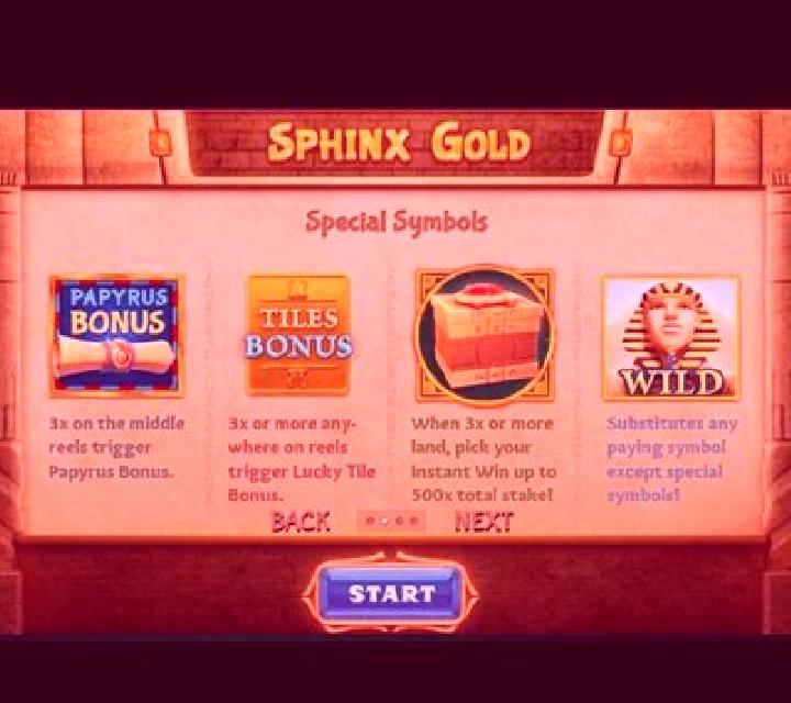 Sphinx Gold slot