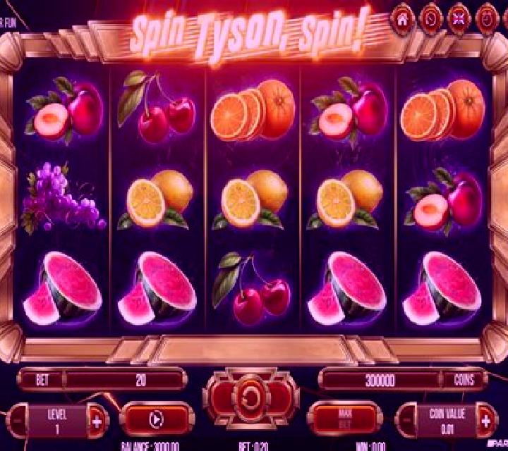 Spin Tyson, Spin! slot