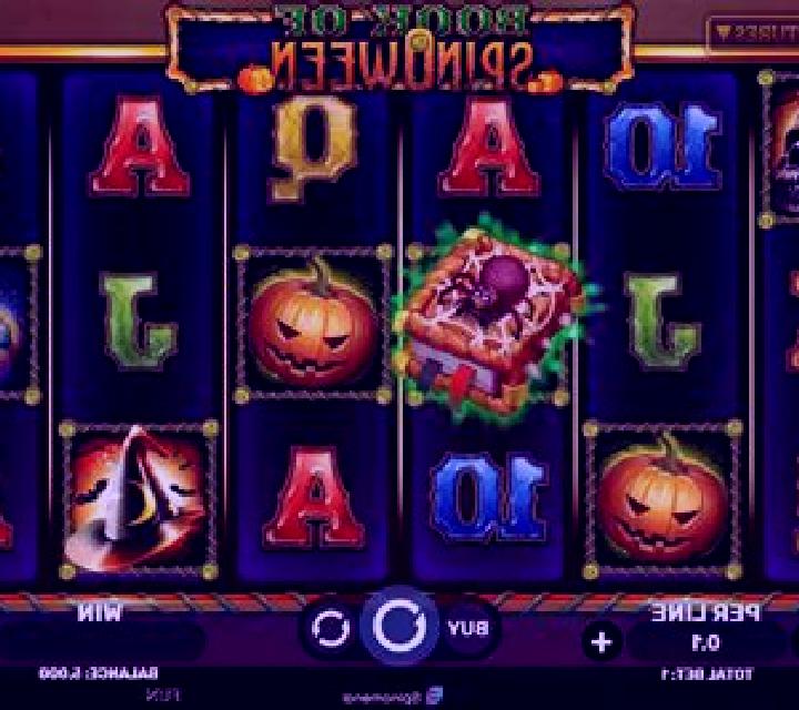 Spinoween slot machine