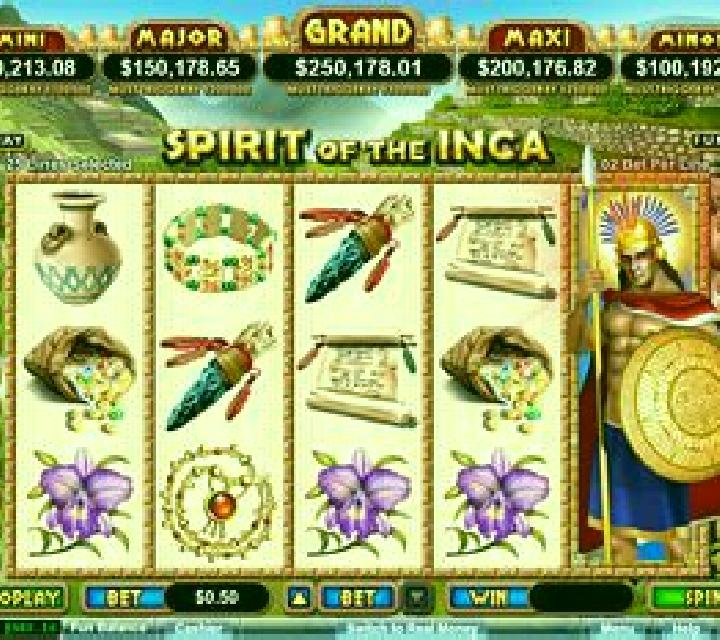Spirit of the Inca slot machine