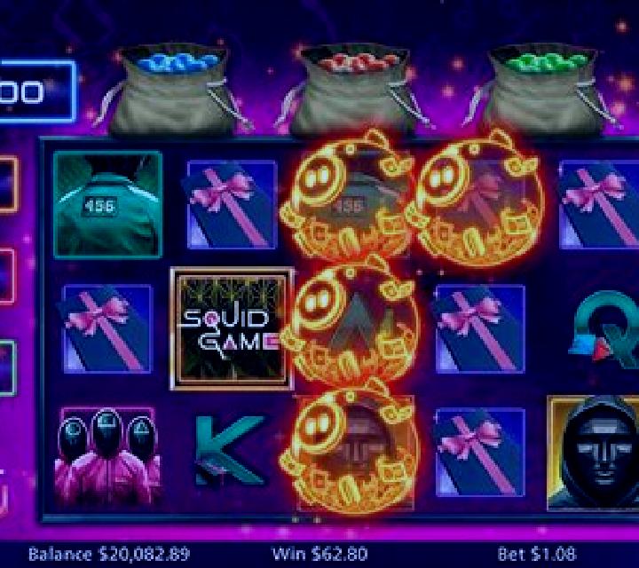 Squid Game Gganbu slot machine