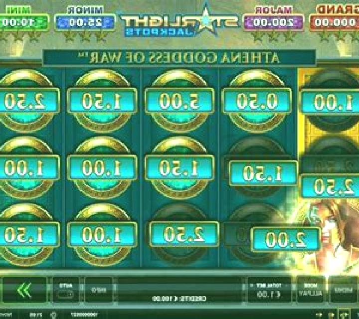 Starlight Jackpots Athena Goddess of War slot game