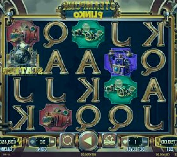 Steampunk Plinko slot machine