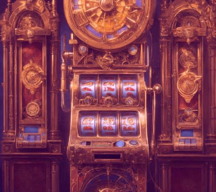 Steampunk slot machine