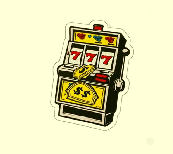 Stickers slot machine