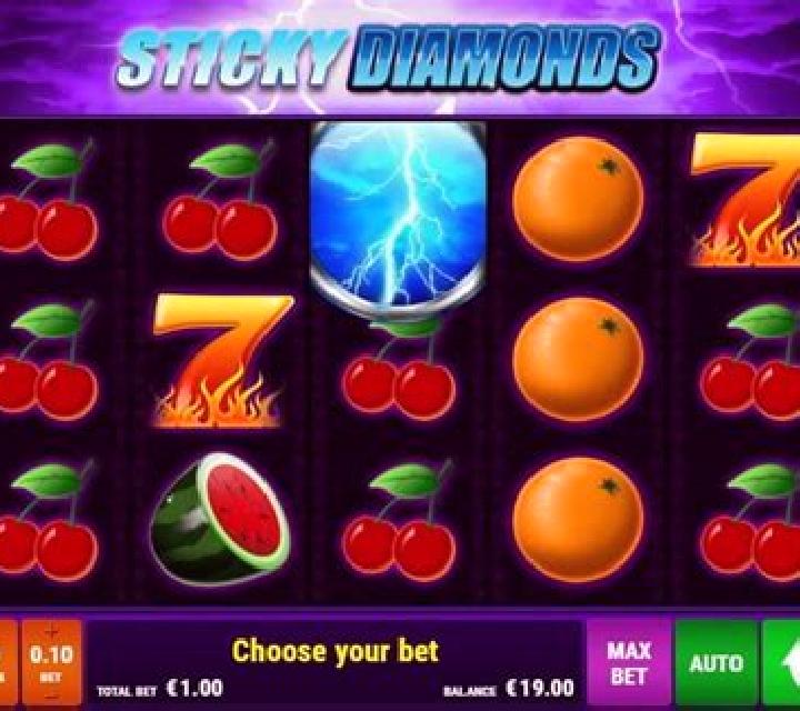 Sticky Diamonds slot machine