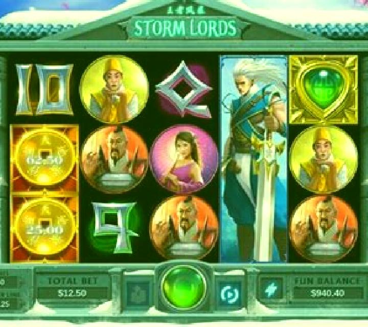 Storm Lords slot game