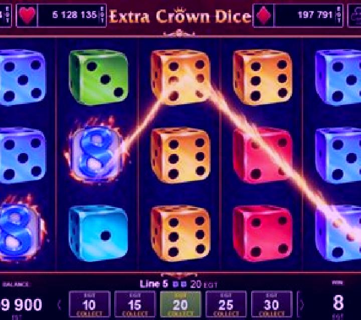 Stunning Crown Dice slot game