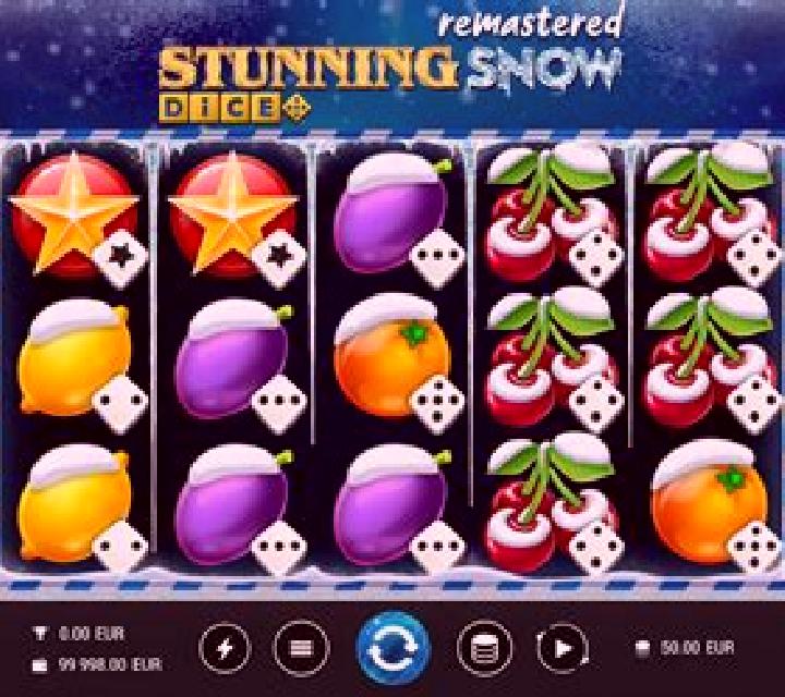 Stunning Snow Remastered Dice online slot