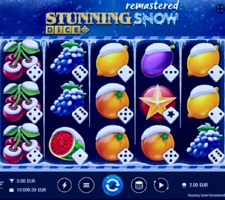 Stunning Snow Remastered Dice slot