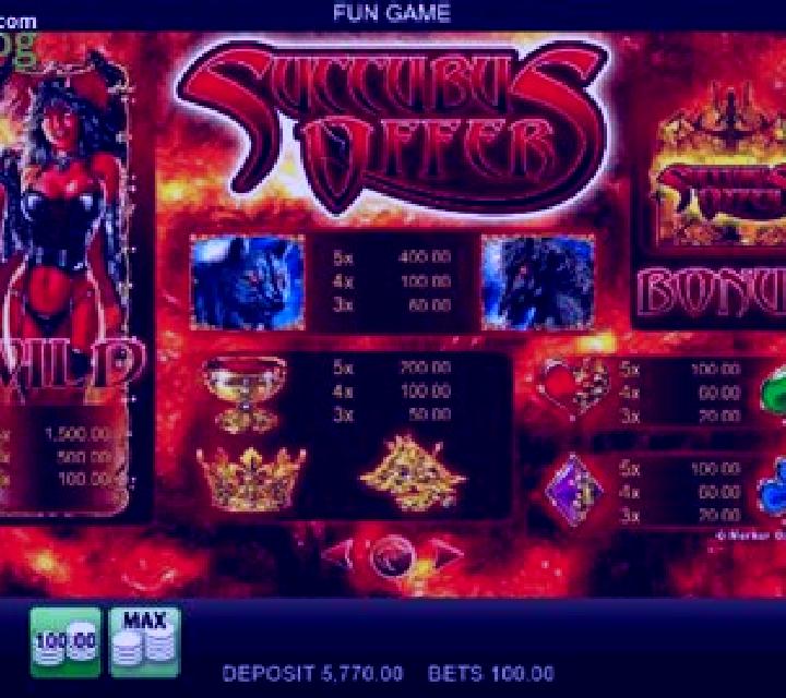 Succubus Offer slot machine