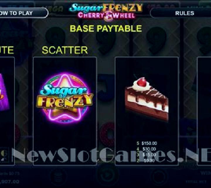 Sugar Frenzy Cherry Wheel slot