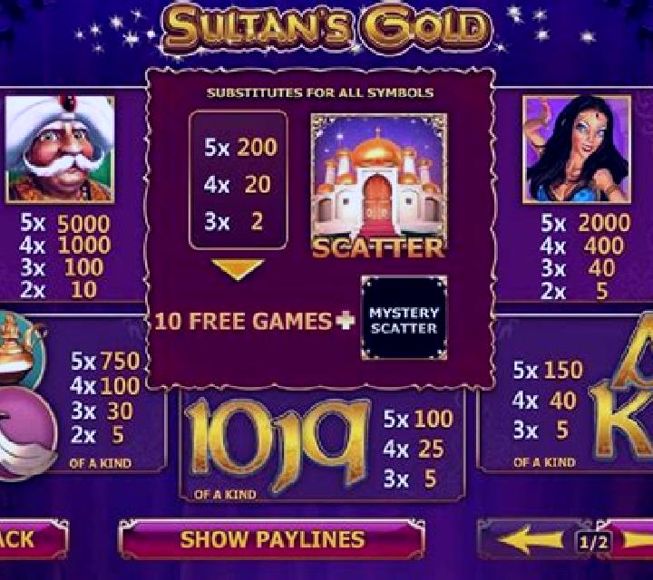 Sultan s Gold slot