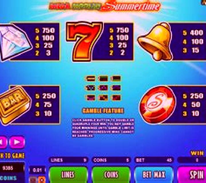Summertime slot