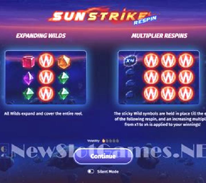 Sunstrike Respin slot