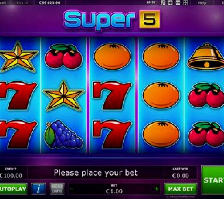Super 5 (Eurocoin Interactive) slot machine