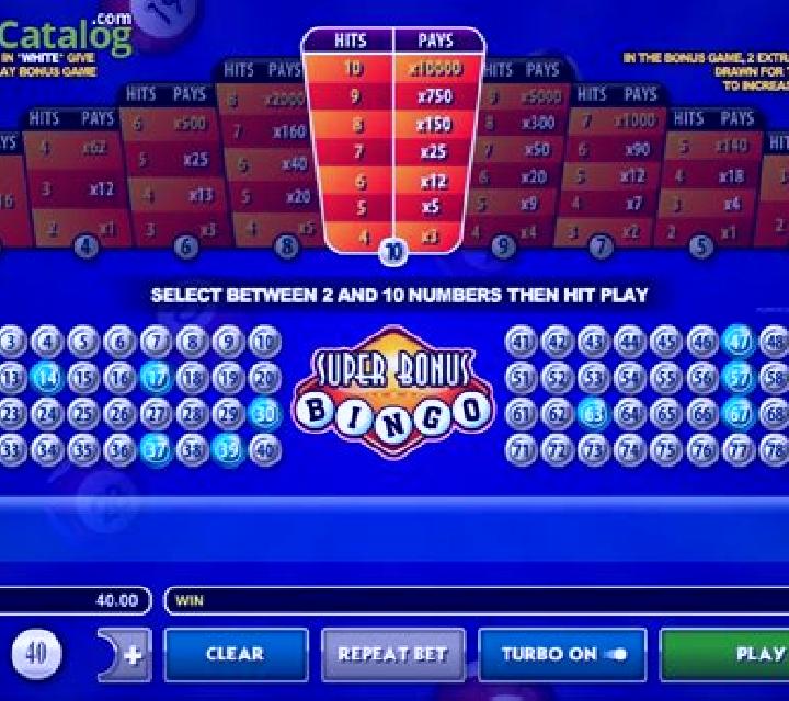Super Bonus Bingo slot