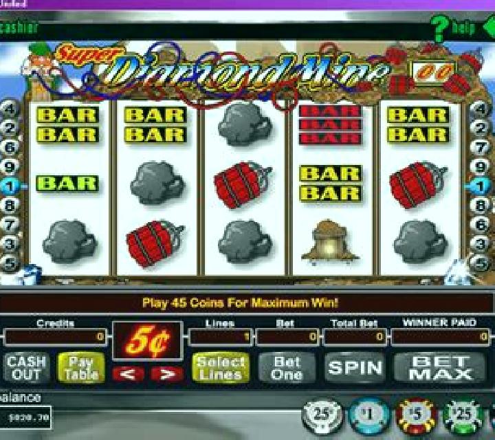 Super Diamond Mine slot machine