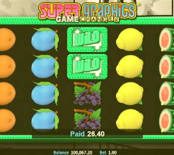 Super Graphics Game Changer slot game