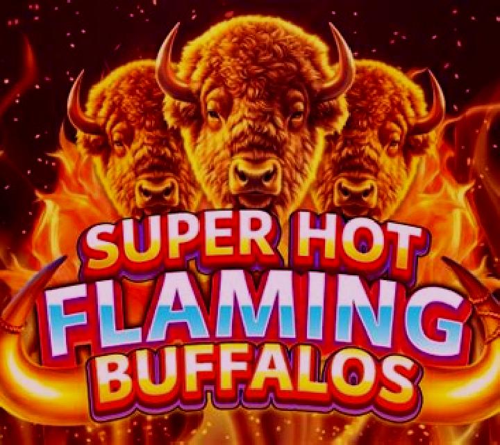 Super Hot Flaming Buffalos slot machine