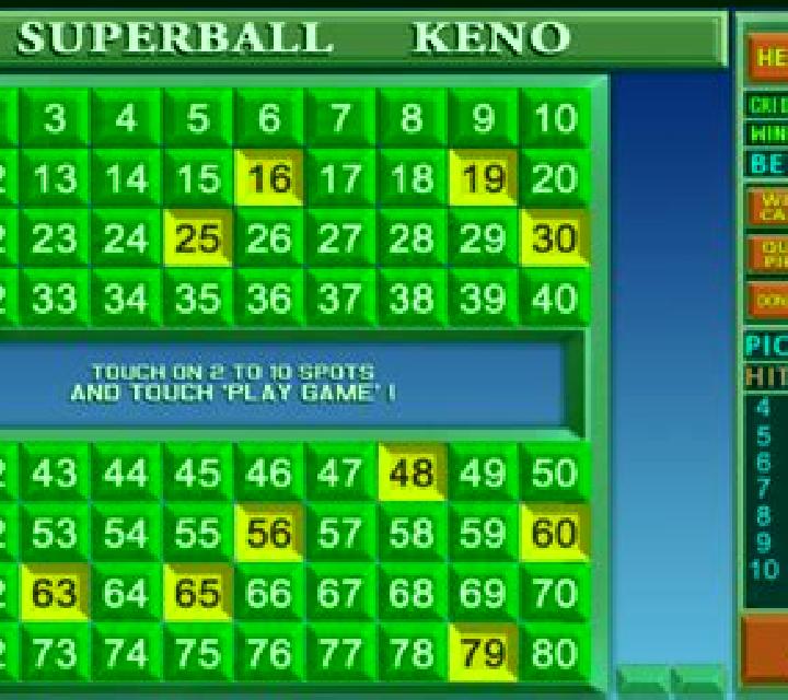 Super Keno (Genii) slot game