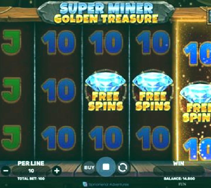 Super Miner - Golden Treasure slot machine