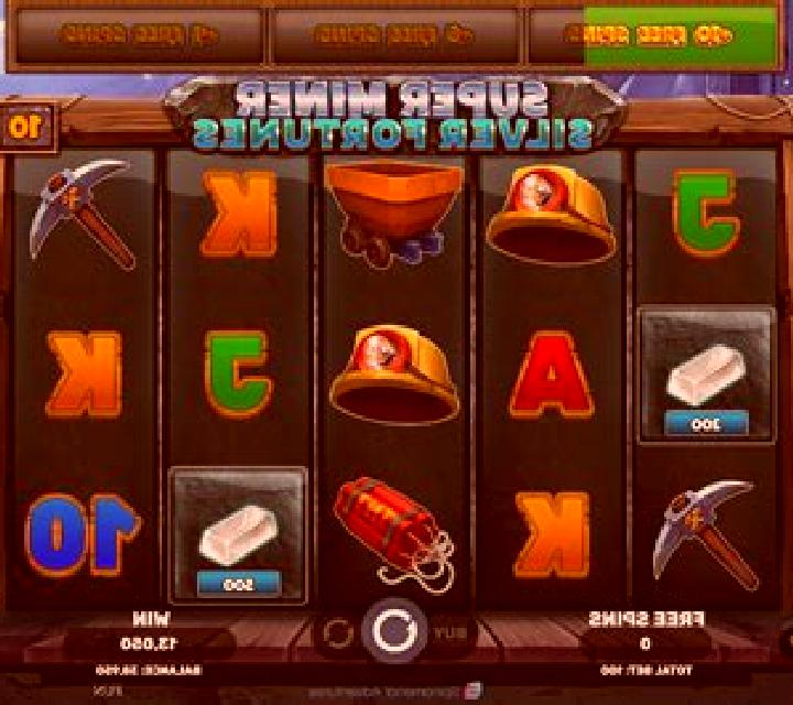 Super Miner Silver Fortunes slot machine