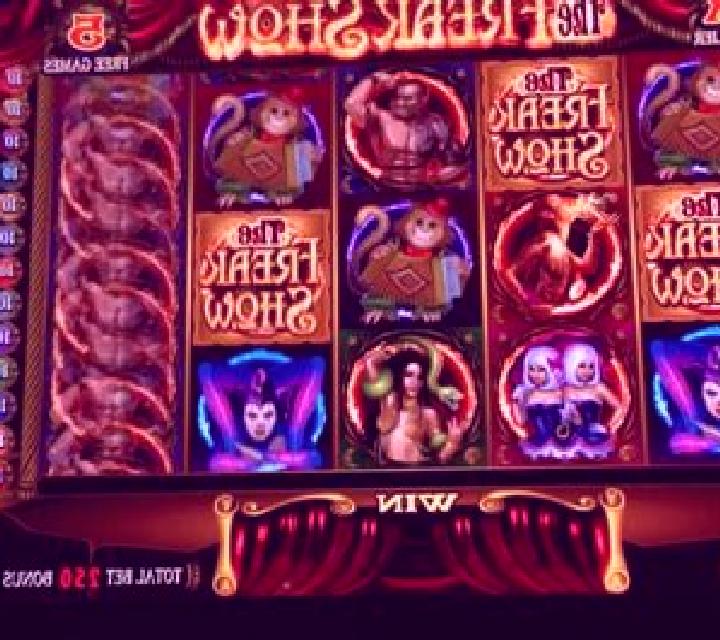 Super Spins Freakshow slot game