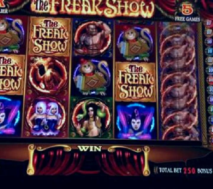 Super Spins Freakshow slot machine