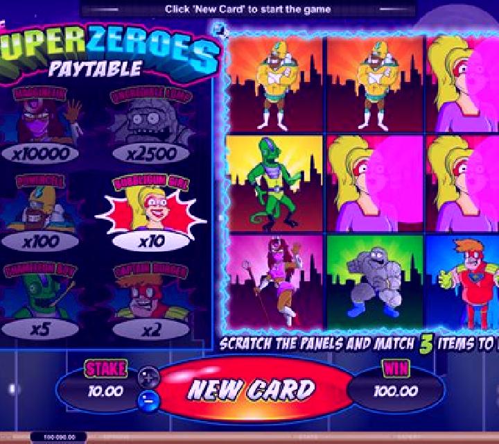 Super Zeroes slot game