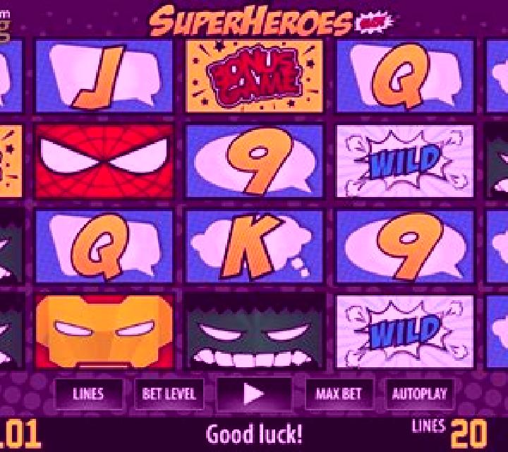 SuperHeroes HD slot