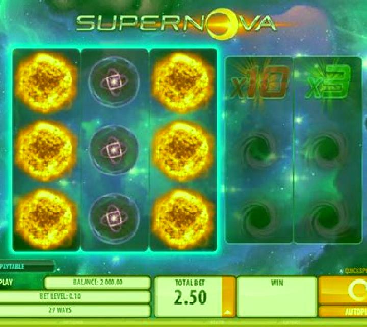 Supernova (Quickspin) slot machine