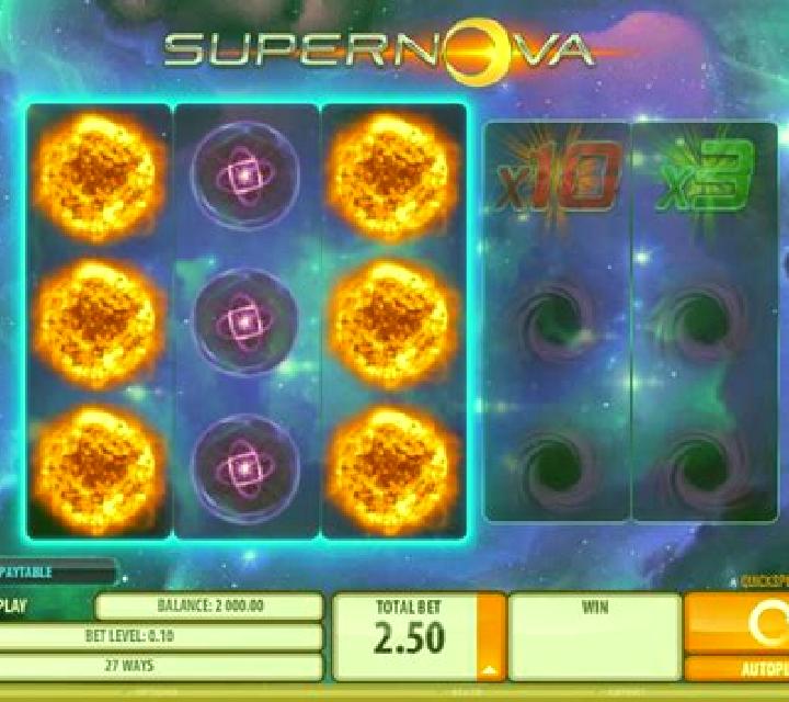 Supernova Spins slot game