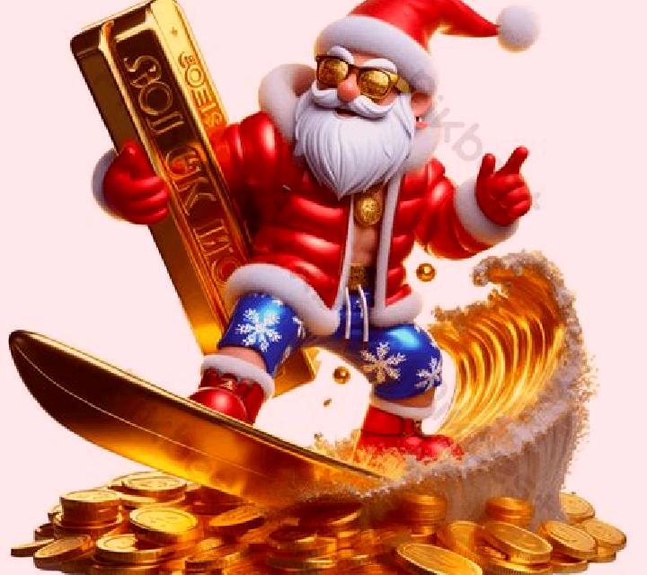 Surfin Santa slot game