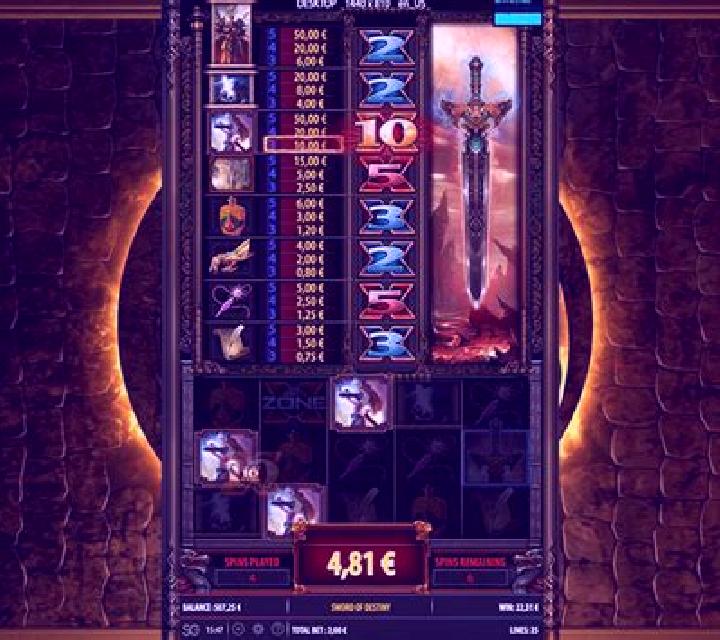 Sword of Destiny online slot