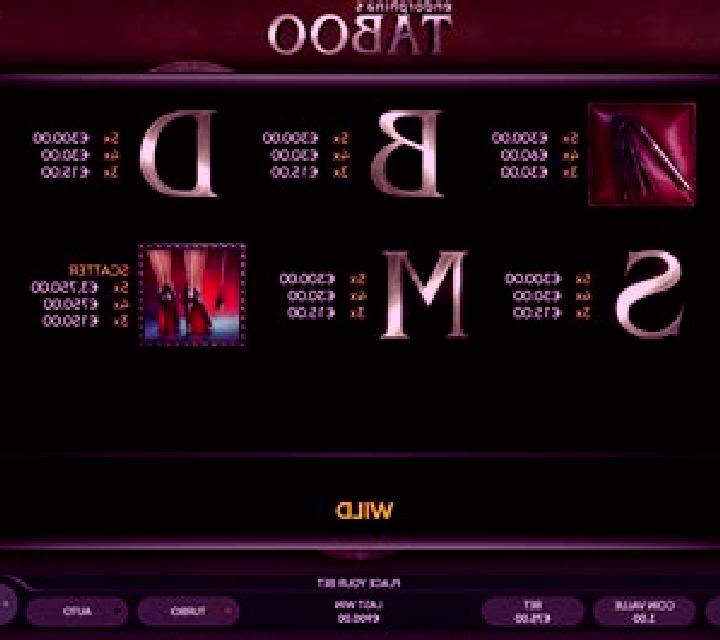 Taboo online slot