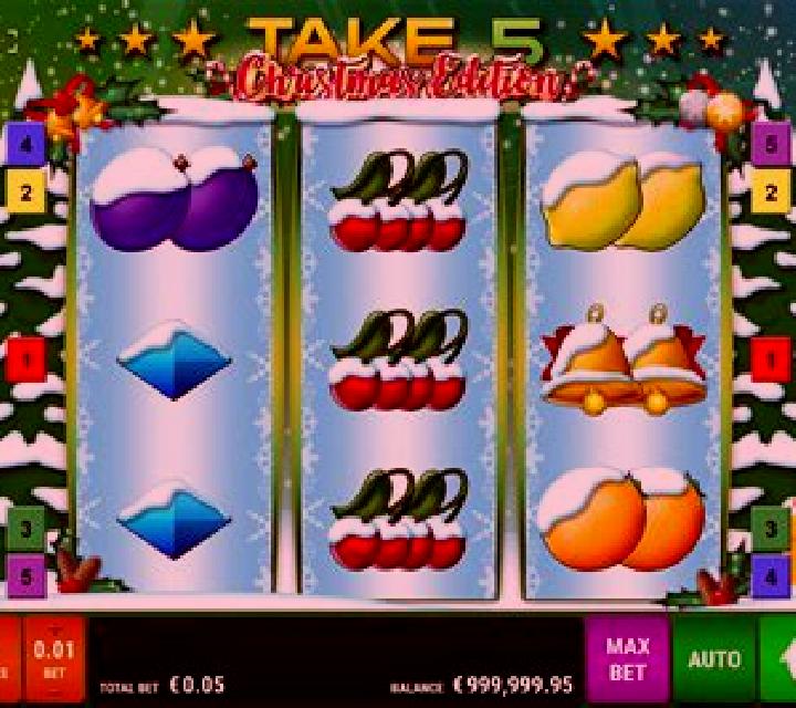 Take 5 Christmas Edition slot machine