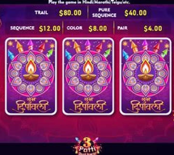 Teen Patti Diwali Special slot