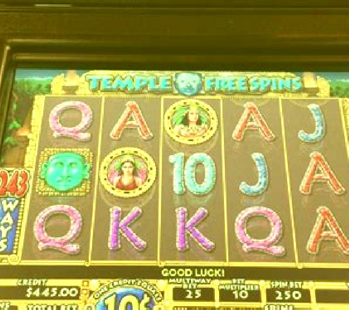 Temple slot machine