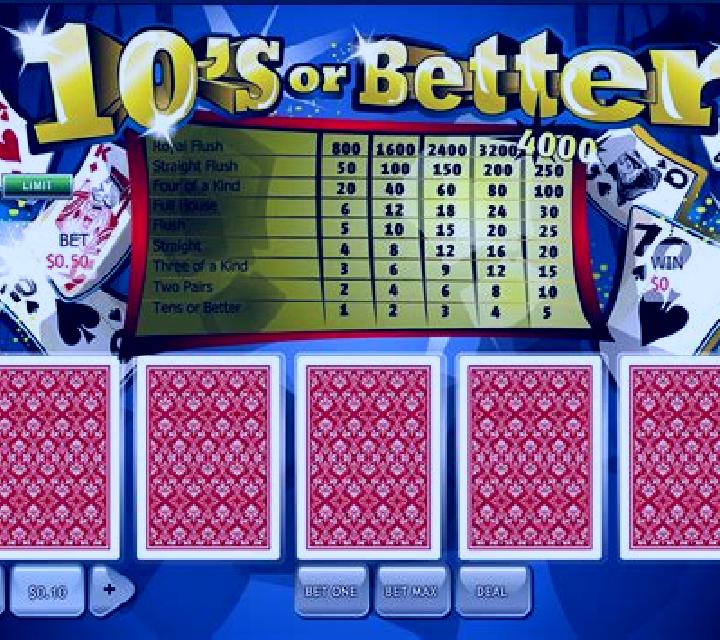 Tens or Better Poker (iSoftBet) slot machine