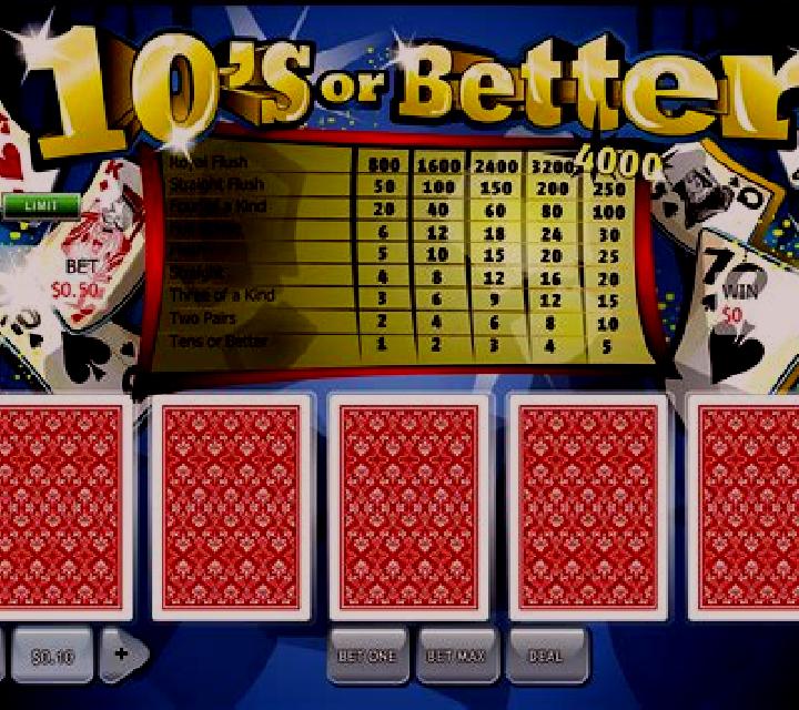 Tens or Better Poker (iSoftBet) slot