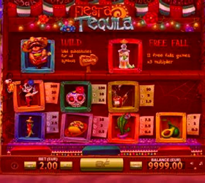 Tequila Poker slot game
