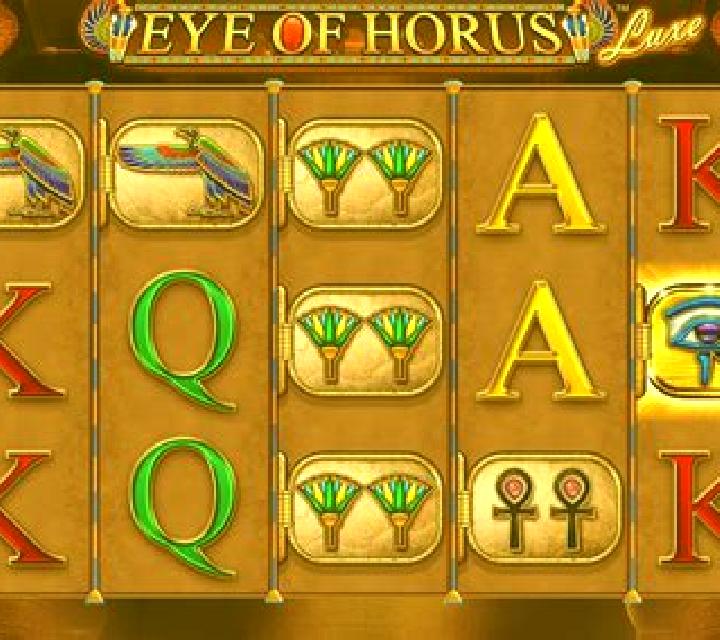 Tessa Hunt and the Eye of Horus slot machine
